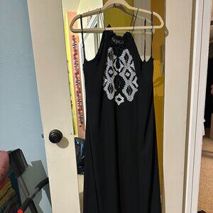 Black Love Stitch Dress